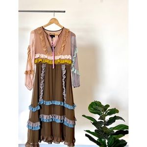 CYNTHIA ROWLEY RUFFLE DRESS (Edie)